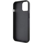 Carcasa Karl Lagerfeld Fixed Glitter Ikonik, Logo Metalic, compatibila cu Iphone 15, Negru 8 - lerato.ro