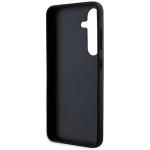 Carcasa Karl Lagerfeld Fixed Glitter Ikonik, Logo Metalic, compatibil cu Samsung Galaxy S24 Plus, Argintiu 8 - lerato.ro