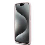 Carcasa Silicone Karl Lagerfeld, logo K&C, cu MagSafe, compatibila cu iPhone 15 / 14 / 13, Roz 6 - lerato.ro