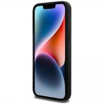 Carcasa din silicon cu logo metalic Karl Lagerfeld compatibila cu iPhone 14 Pro Max, Negru 6 - lerato.ro