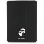 Husa Karl Lagerfeld Saffiano Magnetic Karl & Choupette, compatibila cu iPad Pro 11 inch 2024, Negru 2 - lerato.ro