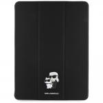 Husa Karl Lagerfeld Saffiano Magnetic Karl & Choupette compatibila cu iPad Pro 13 inch 2024, Negru 2 - lerato.ro