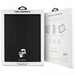 Husa Karl Lagerfeld Saffiano Magnetic Karl & Choupette compatibila cu iPad Pro 13 inch 2024, Negru 9 - lerato.ro