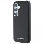 Carcasa Karl Lagerfeld Saffiano, Logo Metalic, MagSafe, compatibila cu Samsung Galaxy S25, Negru 3 - lerato.ro