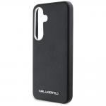 Carcasa Karl Lagerfeld Saffiano, Logo Metalic, MagSafe, compatibila cu Samsung Galaxy S25, Negru 7 - lerato.ro