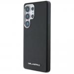 Carcasa Karl Lagerfeld Saffiano, Logo Metalic, MagSafe, compatibila cu Samsung Galaxy S25 Ultra, Negru 3 - lerato.ro