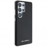 Carcasa Karl Lagerfeld Saffiano, Logo Metalic, MagSafe, compatibila cu Samsung Galaxy S25 Ultra, Negru 5 - lerato.ro