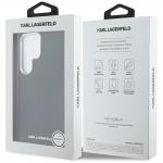 Carcasa Karl Lagerfeld Saffiano, Logo Metalic, MagSafe, compatibila cu Samsung Galaxy S25 Ultra, Negru 9 - lerato.ro