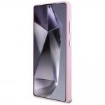 Carcasa Karl Lagerfeld Saffiano, Logo Metalic, MagSafe, compatibila cu Samsung Galaxy S25 Ultra, Roz 6 - lerato.ro
