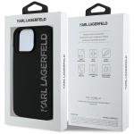 Carcasa Karl Lagerfeld Silicone, Logo Glitter 3D, compatibila cu iPhone 16 Pro, Negru 9 - lerato.ro