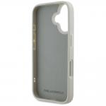 Carcasa Karl Lagerfeld HC 3D Rubber Double Heads  compatibila cu iPhone 16, Bej 8 - lerato.ro