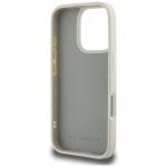 Carcasa Karl Lagerfeld HC 3D Rubber Double Heads  compatibila cu iPhone 16 Pro Max, Bej 8 - lerato.ro