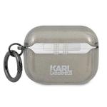 Carcasa Karl Lagerfeld KLAPUKHGD, Logo Karl's Head, cu breloc, compatibila cu AirPods Pro, Black 3 - lerato.ro