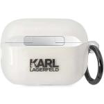Carcasa Karl Lagerfeld, Ikonik Choupette, cu breloc, compatibila cu AirPods Pro 2, Transparent 3 - lerato.ro