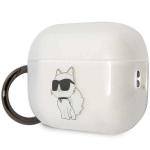 Carcasa Karl Lagerfeld, Ikonik Choupette, cu breloc, compatibila cu AirPods Pro 2, Transparent 4 - lerato.ro