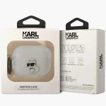 Carcasa Karl Lagerfeld, Ikonik Choupette, cu breloc, compatibila cu AirPods Pro 2, Transparent 5 - lerato.ro