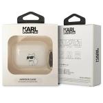 Carcasa Karl Lagerfeld, Ikonik Choupette, cu breloc, compatibila cu AirPods Pro, Transparent 4 - lerato.ro