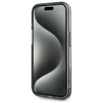 Carcasa Karl Lagerfeld IML Metal Karl & Choupette Head, cu MagSafe, compatibila cu iPhone 15 Pro Max, Negru 6 - lerato.ro
