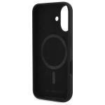Carcasa Silicone Karl Lagerfeld Karl & Choupette Heads, Ring MagSafe, compatibila cu iPhone 16, Negru 8 - lerato.ro
