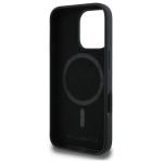 Carcasa Silicone Karl Lagerfeld Print Karl Head, cu MagSafe, compatibila cu iPhone 16 Pro, Negru 8 - lerato.ro