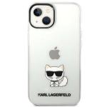 Carcasa Karl Lagerfeld Choupette Body compatibila cu iPhone 14 Plus, Transparent 2 - lerato.ro