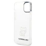 Carcasa Karl Lagerfeld Choupette Body compatibila cu iPhone 14 Plus, Transparent 8 - lerato.ro