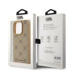 Carcasa Karl Lagerfeld Karl Head, cu Magsafe, compatibila cu iPhone 15 Pro, Bej 6 - lerato.ro