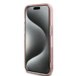 Carcasa Karl Lagerfeld IML Choupette Head & Monogram, compatibila cu iPhone 13 Pro Max, Roz 14 - lerato.ro
