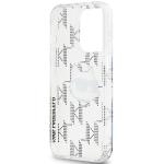 Carcasa Karl Lagerfeld IML Choupette Head & Monogram, compatibila cu iPhone 15 Pro Max, Transparent 8 - lerato.ro