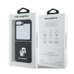 Carcasa Karl Lagerfeld Saffiano Metal Pin Case compatibila cu Samsung Galaxy Z Flip 6, Negru 17 - lerato.ro