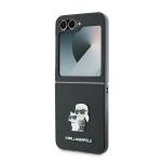 Carcasa Karl Lagerfeld Saffiano Metal Pin Case compatibila cu Samsung Galaxy Z Flip 6, Negru 7 - lerato.ro