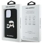 Carcasa Karl Lagerfeld Silicone Heads Print, cu MagSafe, compatibila cu iPhone 16 Pro, Negru 9 - lerato.ro
