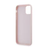 Carcasa Karl Lagerfeld Diagonal Quilted Script compatibila cu iPhone 11 / XR, Roz 8 - lerato.ro