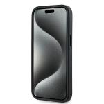 Carcasa Karl Lagerfeld Diagonal Quilted Script compatibila cu iPhone 14 Plus / 15 Plus, Negru 6 - lerato.ro