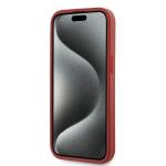 Carcasa Karl Lagerfeld Diagonal Quilted Script compatibila cu iPhone 13 / 14 / 15, Rosu 6 - lerato.ro