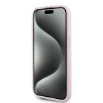 Carcasa Karl Lagerfeld Diagonal Quilted Script compatibila cu iPhone 15 Pro Max, Roz 6 - lerato.ro
