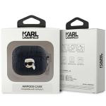 Carcasa Karl Lagerfeld Monogram Karl Head compatibila cu AirPods 3, Negru 7 - lerato.ro