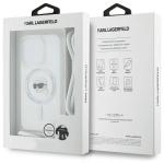 Carcasa Karl Lagerfeld Crossbody IML Karl Head, Ring MagSafe, compatibila cu iPhone 16 Pro, Transparent 15 - lerato.ro