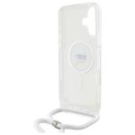 Carcasa Karl Lagerfeld Crossbody IML Karl Head, Ring MagSafe, compatibila cu iPhone 16, Transparent 7 - lerato.ro