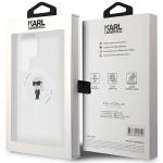 Carcasa Karl Lagerfeld IML Ikonik, Ring MagSafe, compatibila cu Samsung Galaxy S23 Ultra, Transparent 17 - lerato.ro