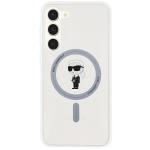 Carcasa Karl Lagerfeld IML Ikonik, Ring MagSafe, compatibila cu Samsung Galaxy S23 Plus, Transparent 2 - lerato.ro