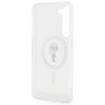 Carcasa Karl Lagerfeld IML Ikonik, Ring MagSafe, compatibila cu Samsung Galaxy S23 Plus, Transparent 8 - lerato.ro