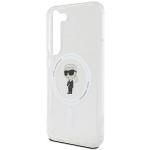 Carcasa Karl Lagerfeld IML Ikonik, Ring MagSafe, compatibila cu Samsung Galaxy S23, Transparent 15 - lerato.ro