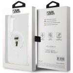 Carcasa Karl Lagerfeld IML Ikonik, Ring MagSafe, compatibila cu Samsung Galaxy S23, Transparent 17 - lerato.ro