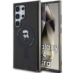 Carcasa Karl Lagerfeld IML Ikonik, Ring MagSafe, compatibila cu Samsung Galaxy S24 Ultra, Negru 2 - lerato.ro