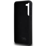 Carcasa Karl Lagerfeld Silicone Choupette Metal Pin compatibila cu Samsung Galaxy S24 Plus, Negru 16 - lerato.ro