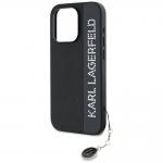 Carcasa Karl Lagerfeld Saffiano Rhinestones & Charm compatibila cu iPhone 15 Pro, Negru 15 - lerato.ro