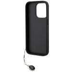 Carcasa Karl Lagerfeld Saffiano Rhinestones & Charm compatibila cu iPhone 15 Pro, Negru 16 - lerato.ro
