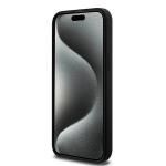 Carcasa Karl Lagerfeld Silicone Karl & Choupette, Ring MagSafe, compatibila cu iPhone 15 Pro Max, Negru 6 - lerato.ro