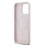 Carcasa Karl Lagerfeld Silicone Karl & Choupette, Ring MagSafe, compatibila cu iPhone 15 Pro Max, Roz 8 - lerato.ro